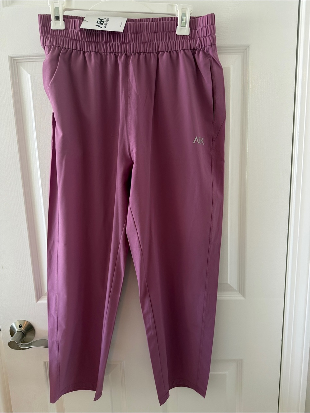 NWT AEK  Rose color pink Track Joggers